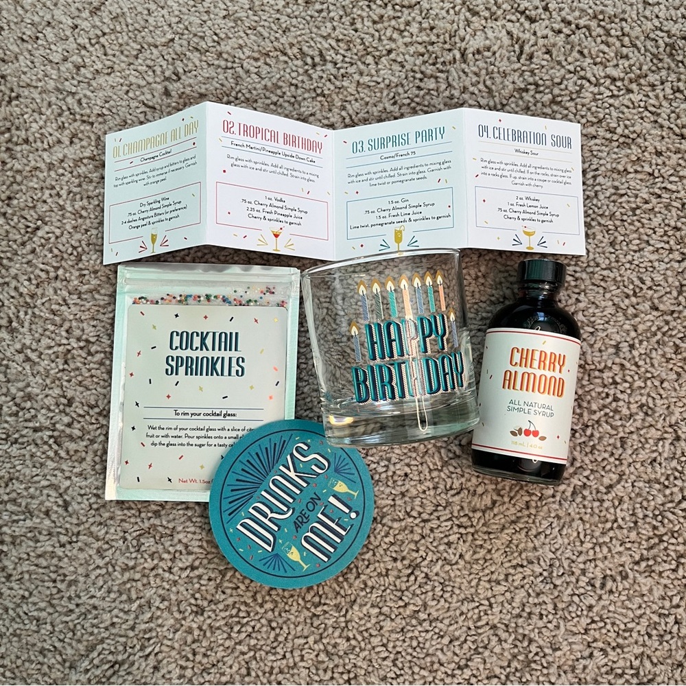 Happy Birthday Cocktail Party Gift Set